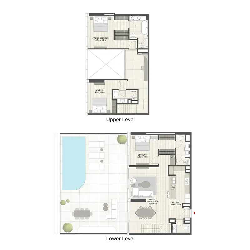 Floor plan — 3 BR
