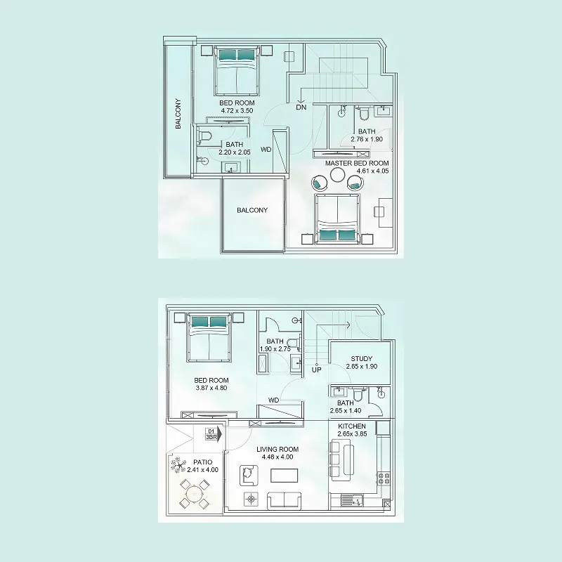 Floor plan — 3.5 BR