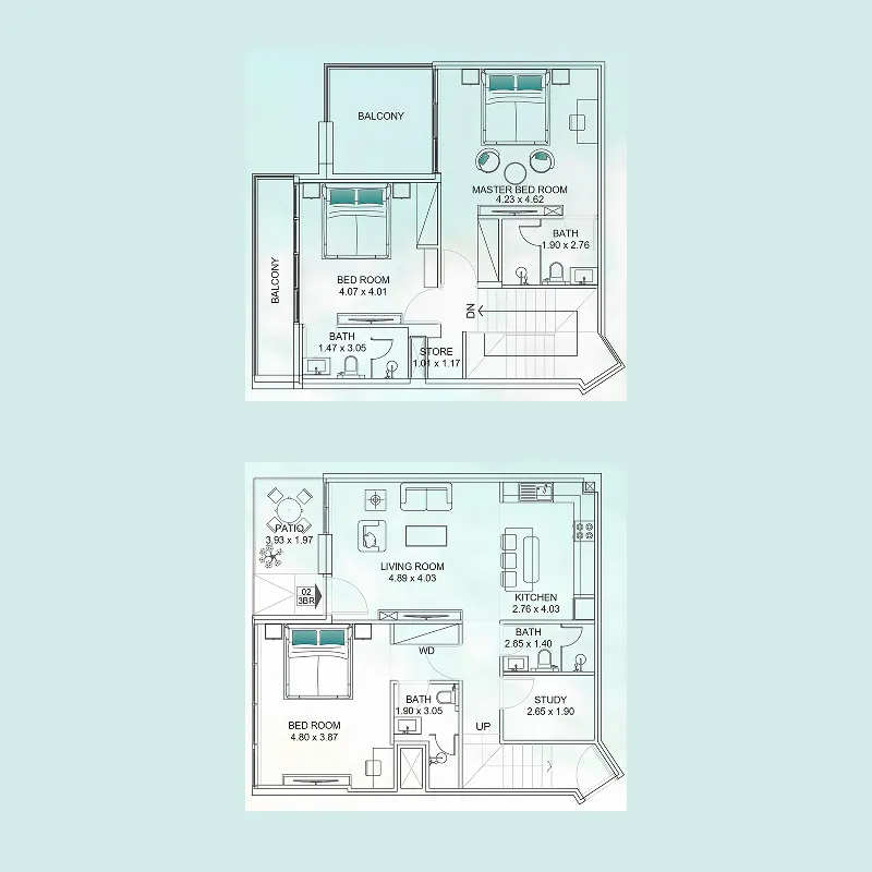 Floor plan — 3.5 BR