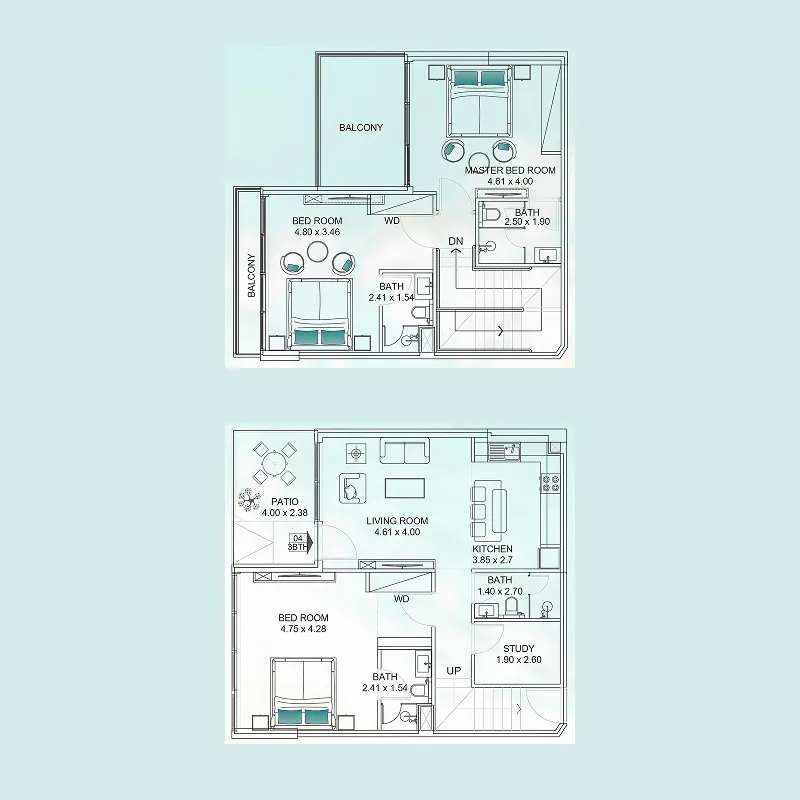Floor plan — 3.5 BR