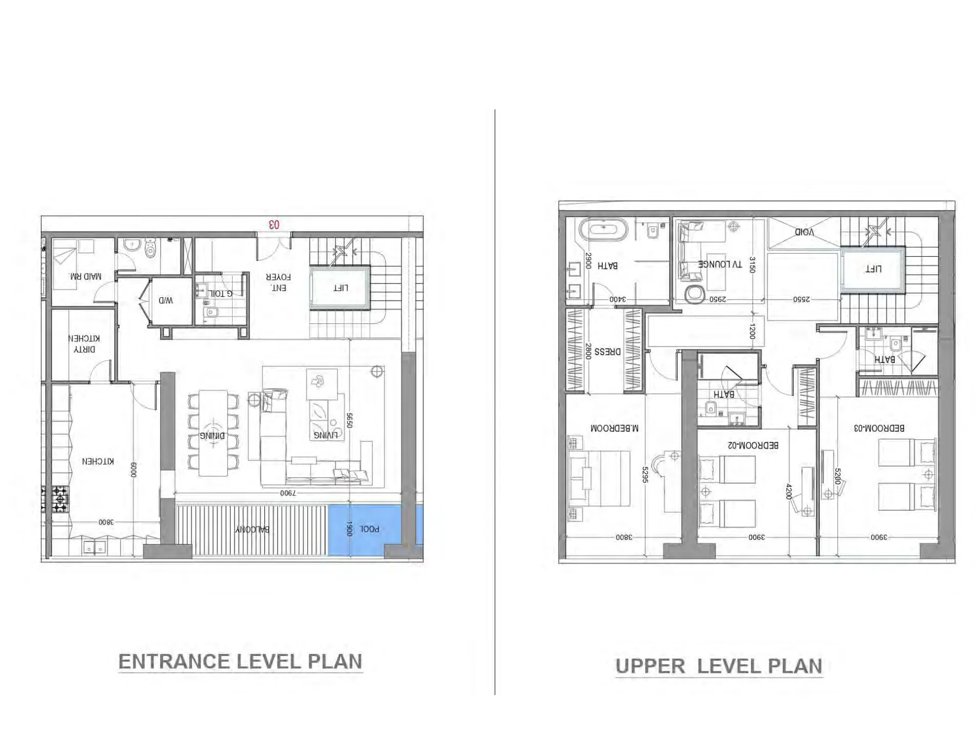 Floor plan — 3 BR