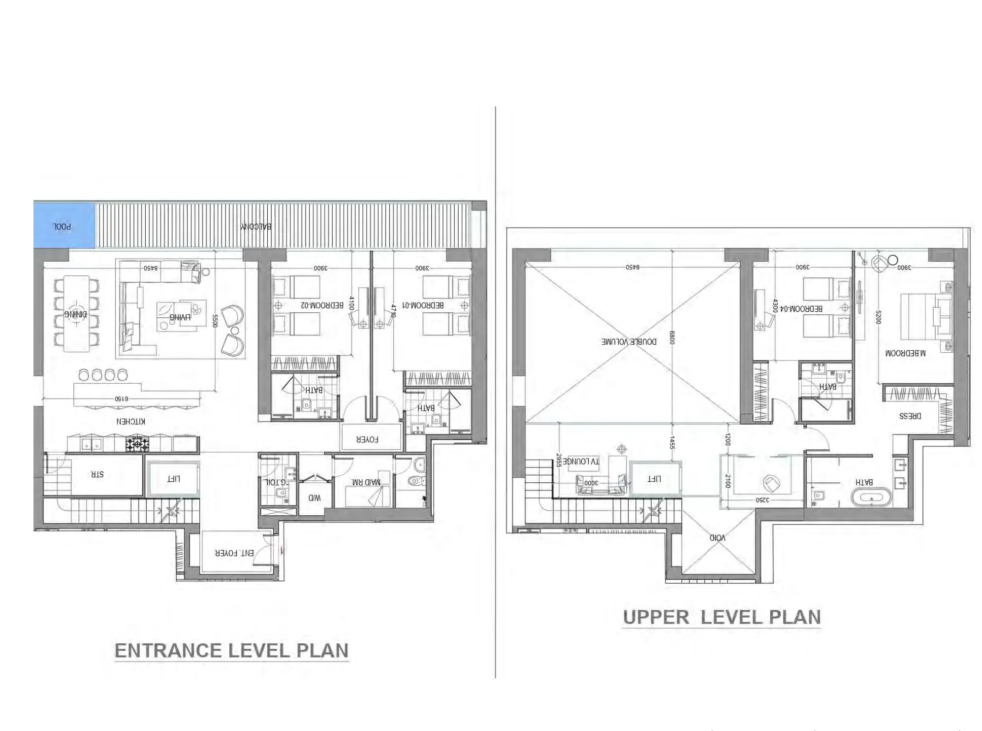 Floor plan — 4 BR
