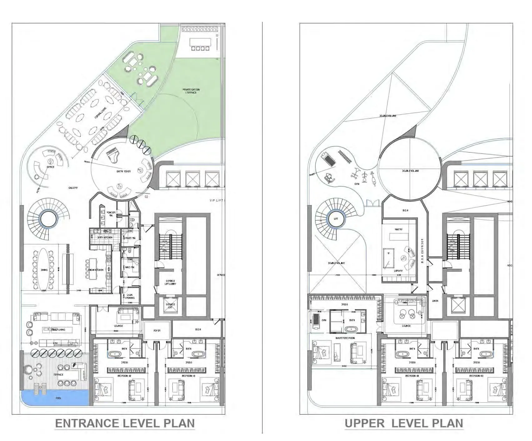 Floor plan — 5 BR