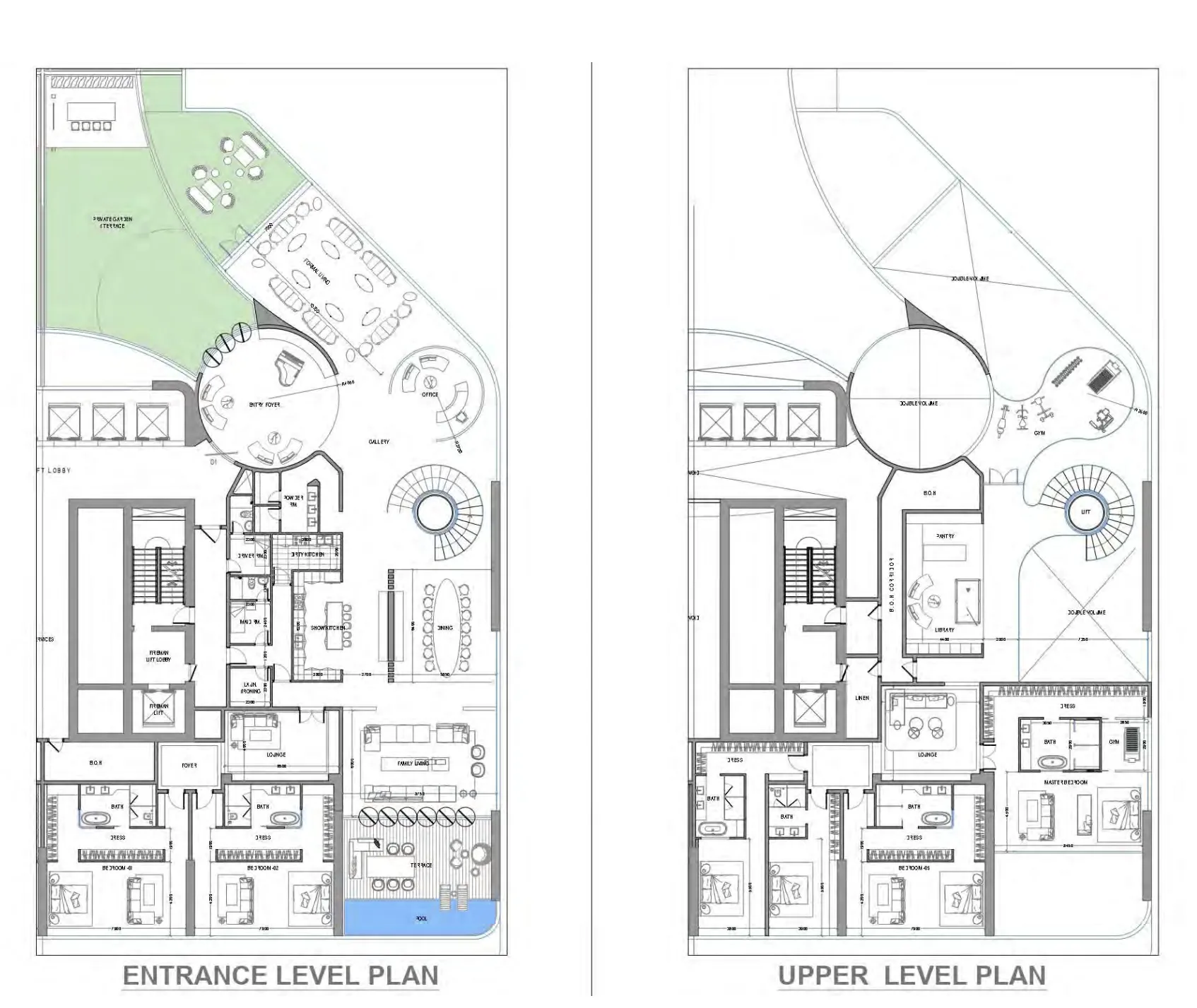Floor plan — 6 BR