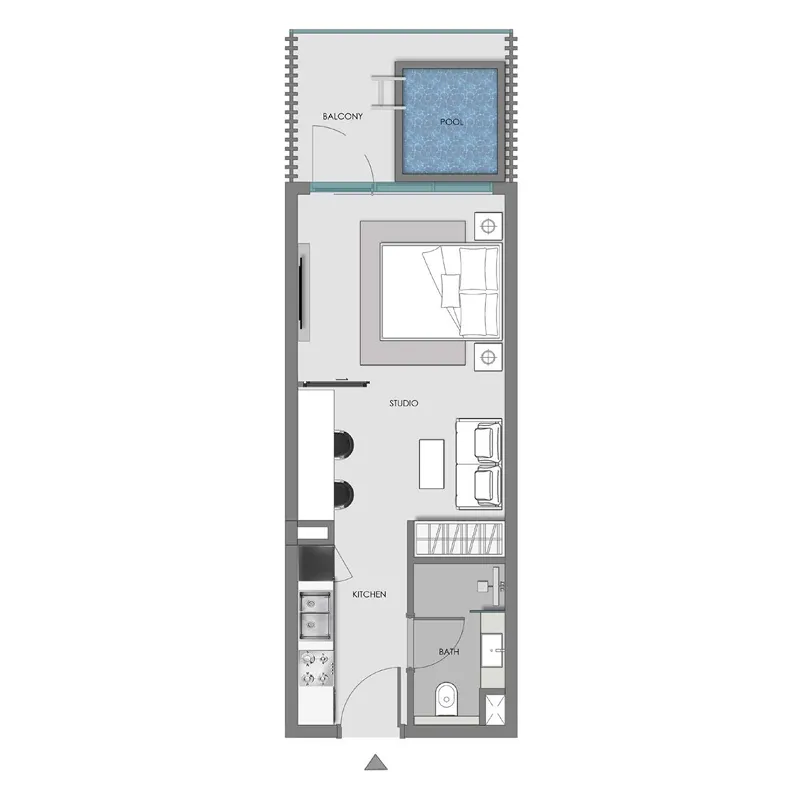 Floor plan — Studio