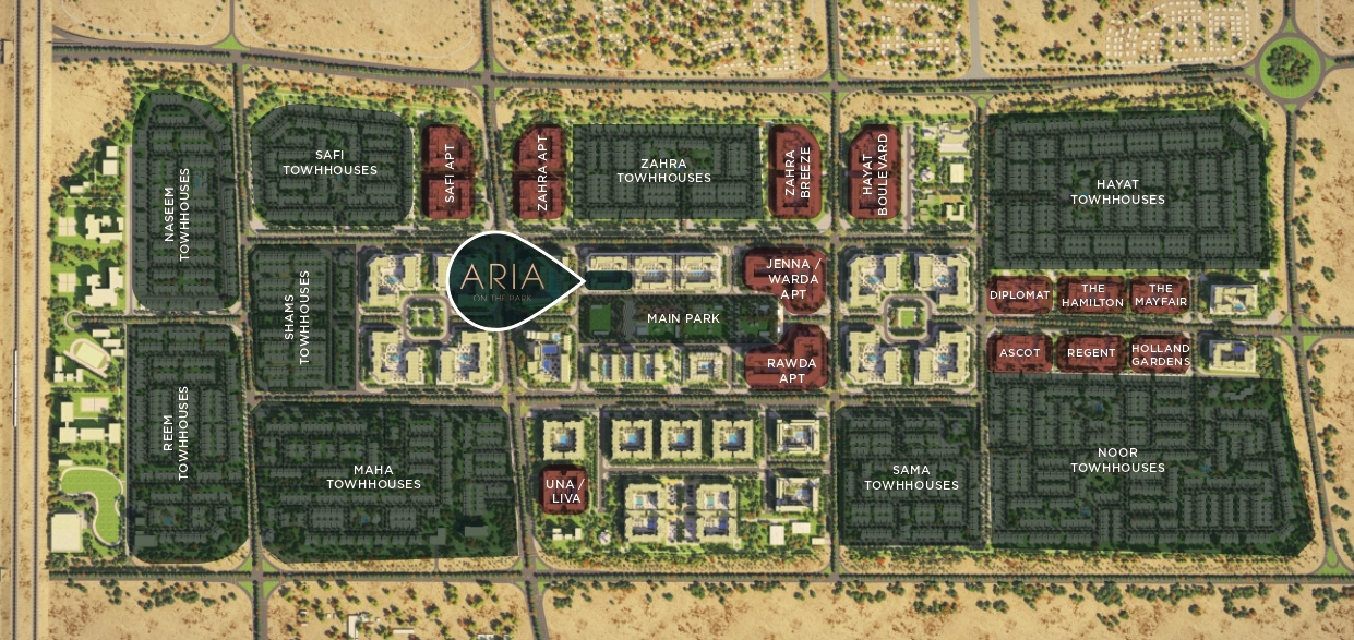 Masterplan — Aria on the Park