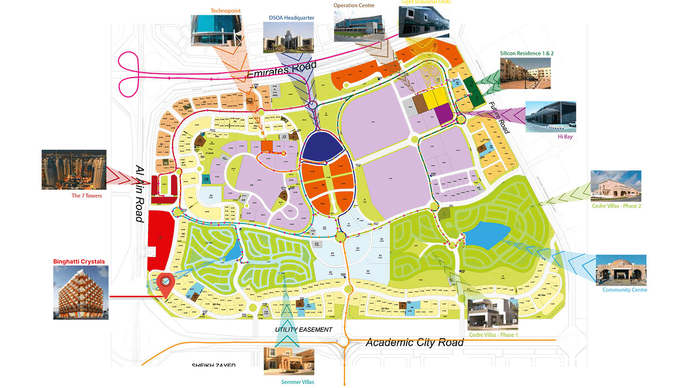 Masterplan — Binghatti Crystals