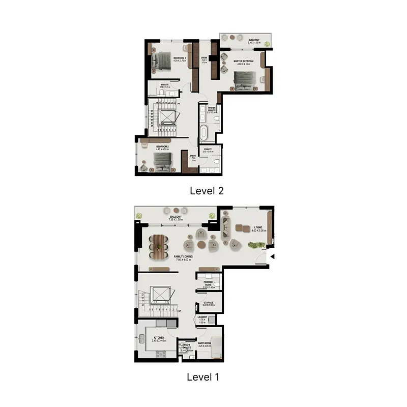 Floor plan — 3.5 BR