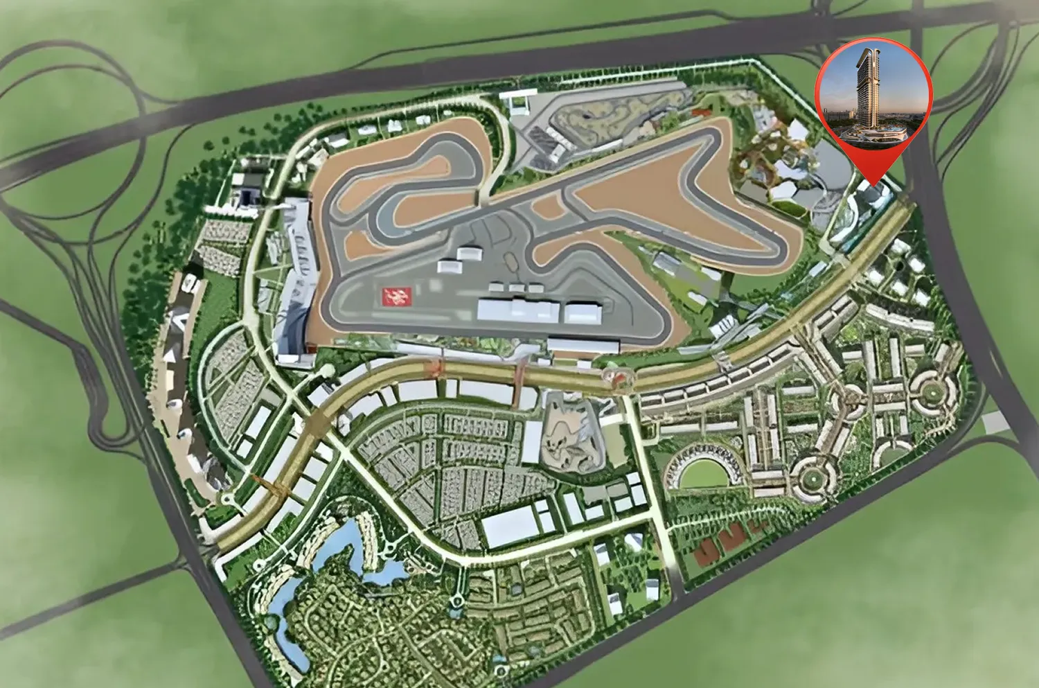 Masterplan — Mövenpick Residences Dubai Motor City Phase 1