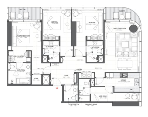 Floor plan — —