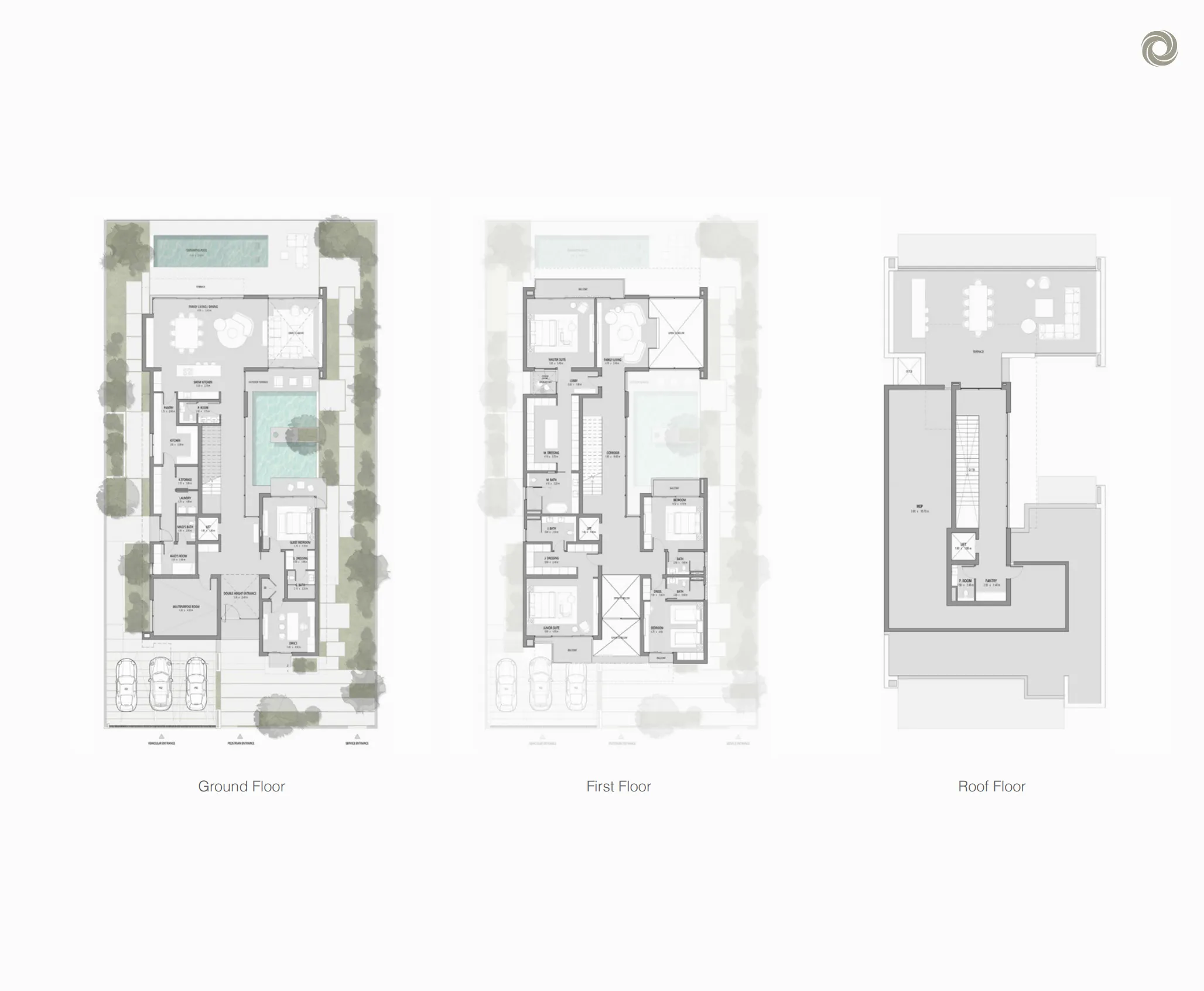 Floor plan — 5 BR