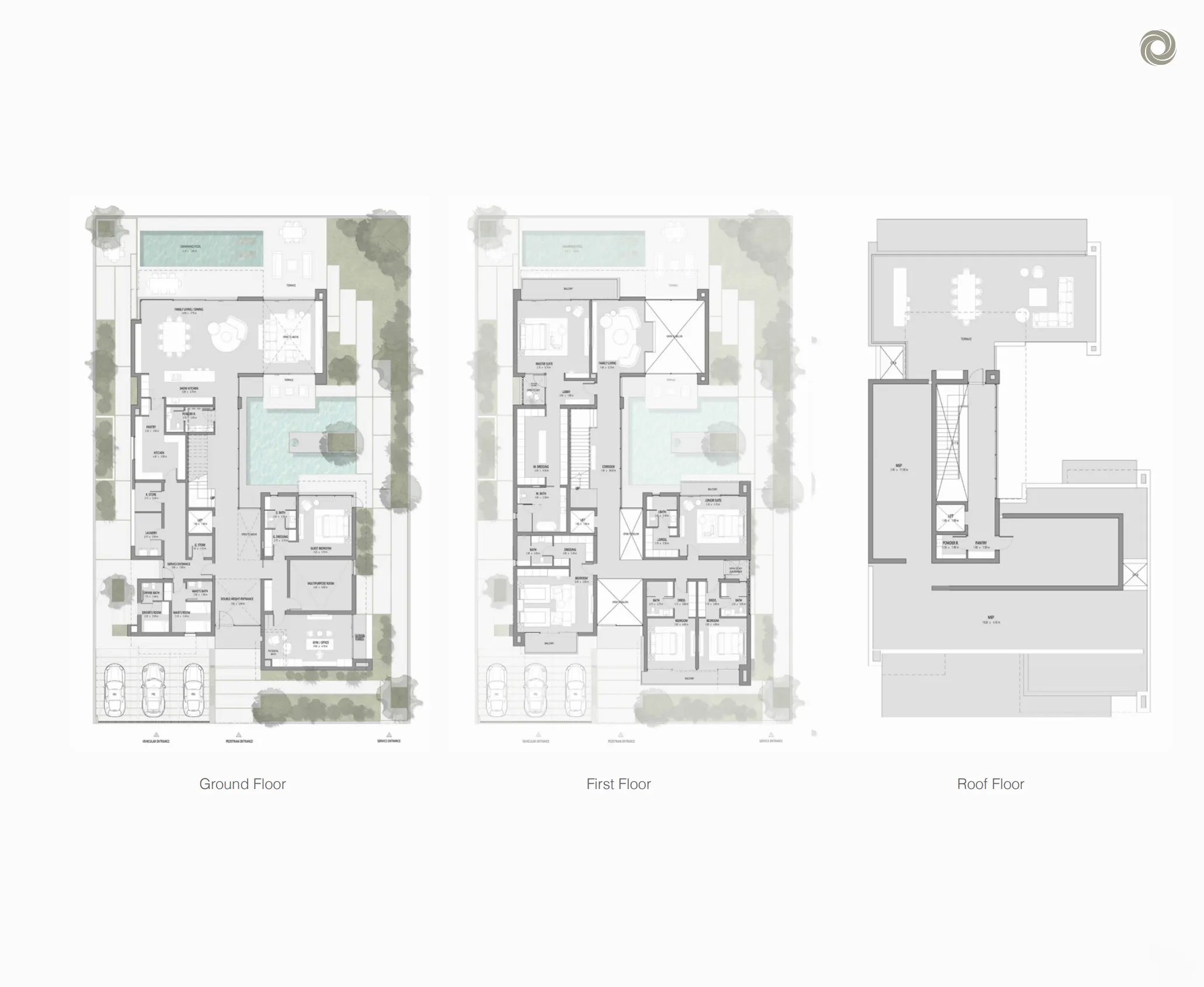 Floor plan — 6 BR