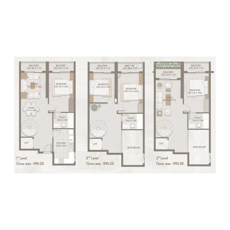Floor plan — 4 BR
