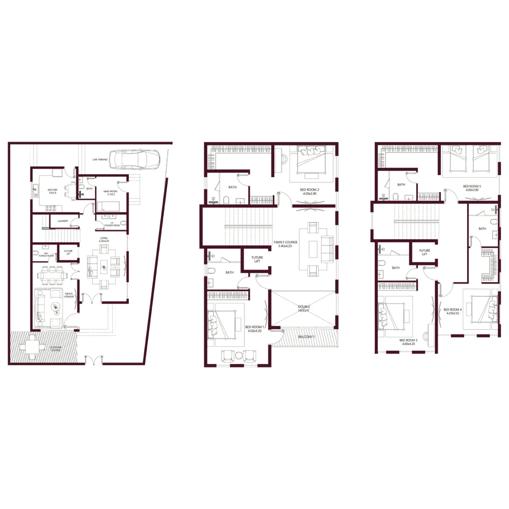 Floor plan — 5.5 BR