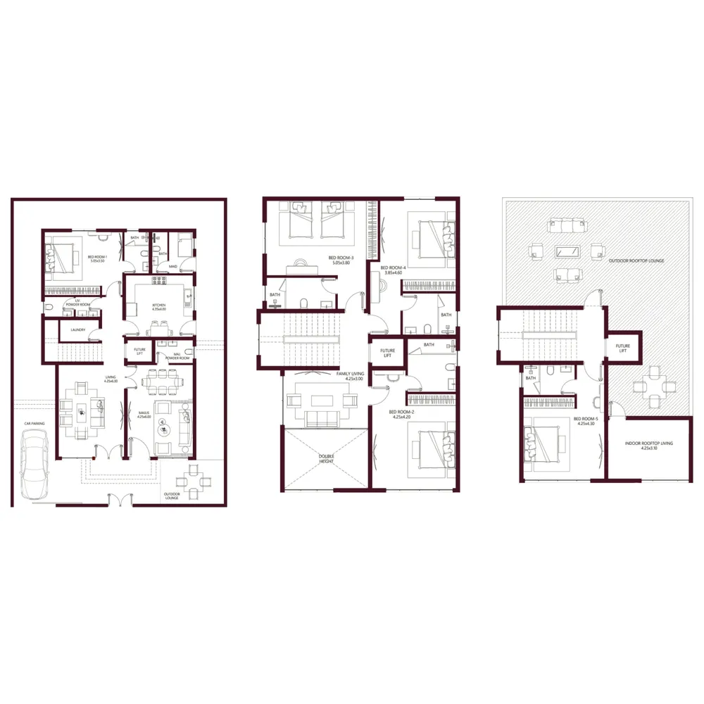 Floor plan — 5.5 BR