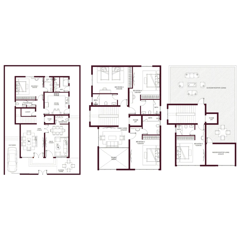 Floor plan — 5.5 BR