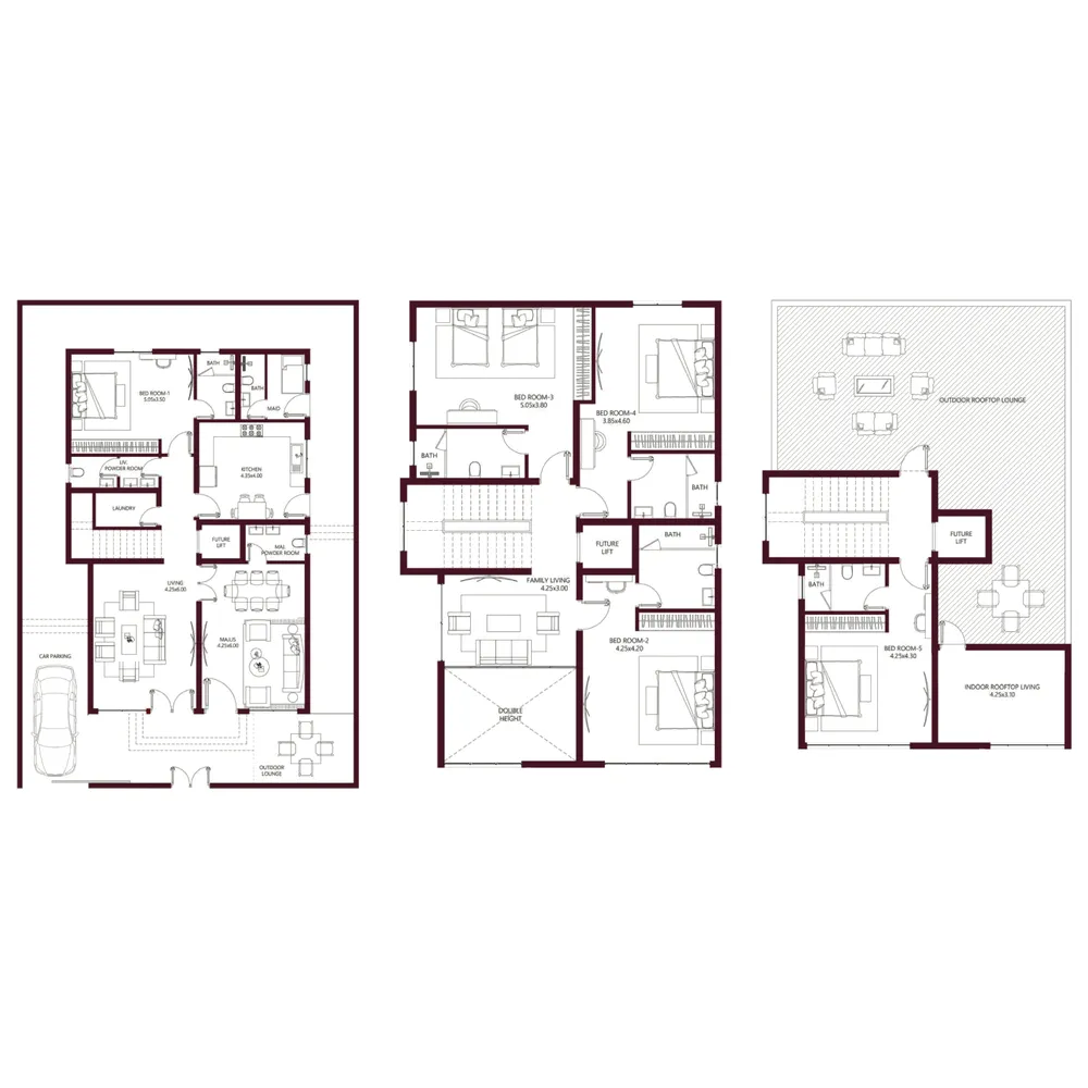 Floor plan — 5.5 BR