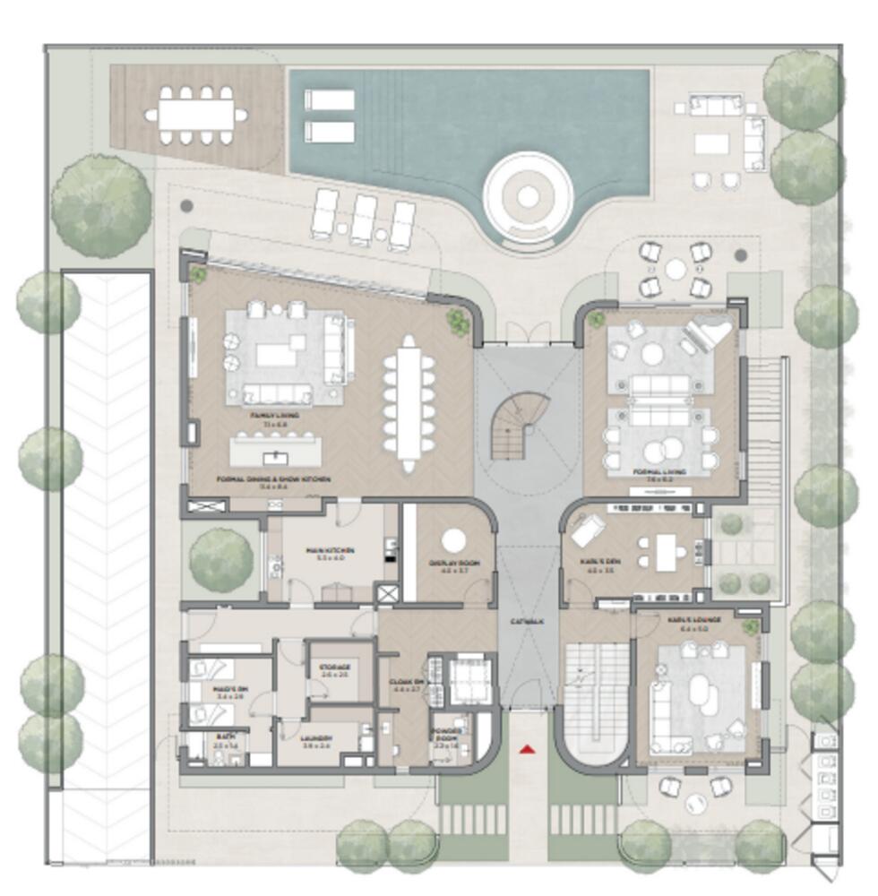 Floor plan — 7 BR