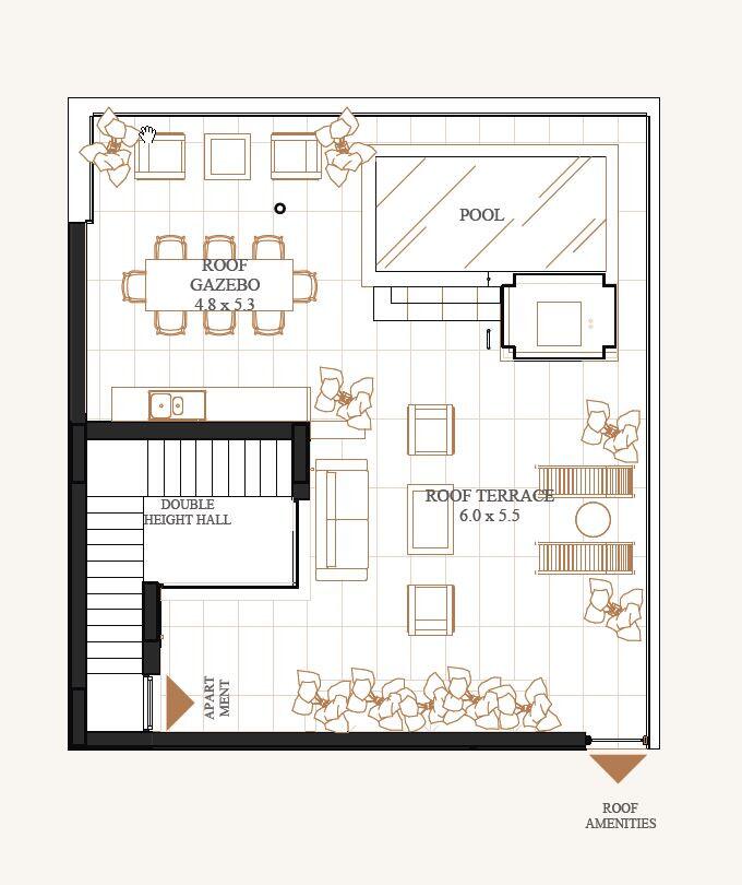 Floor plan — 3 BR